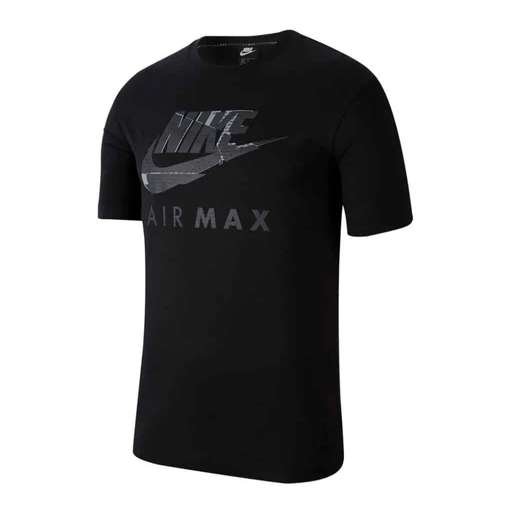 Black nike air t shirt sales