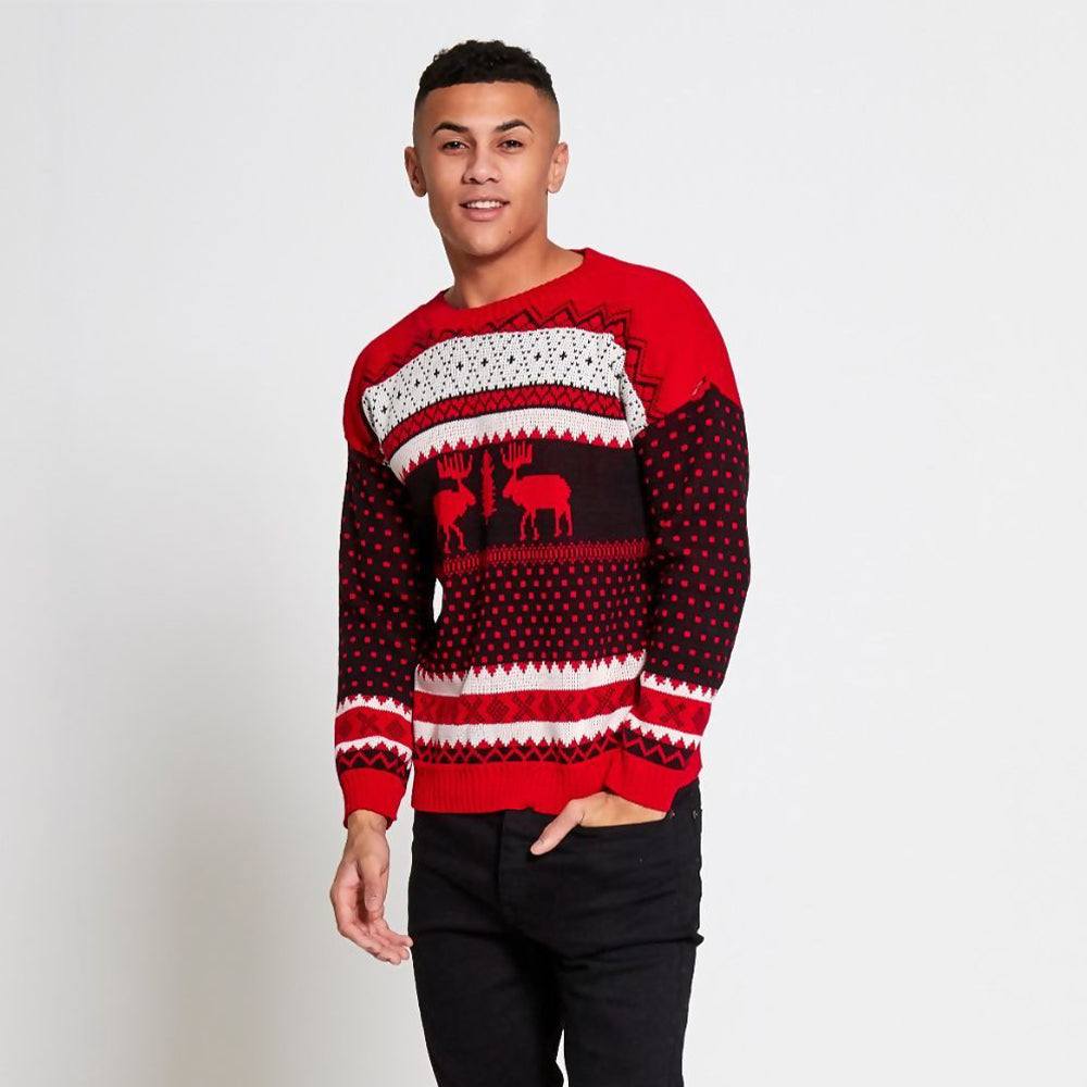 Mens black hot sale christmas jumper