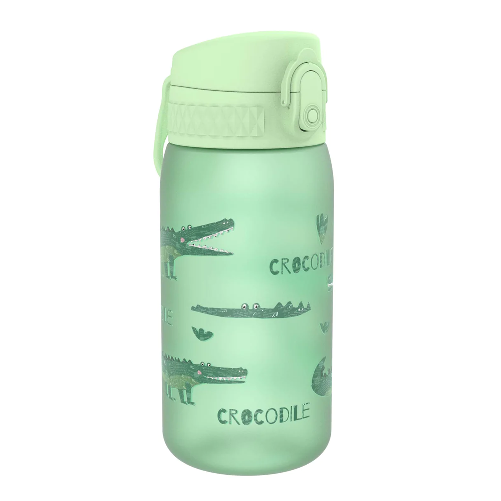Crocodile Zoo Straw Bottle - 13 oz - Crocodile