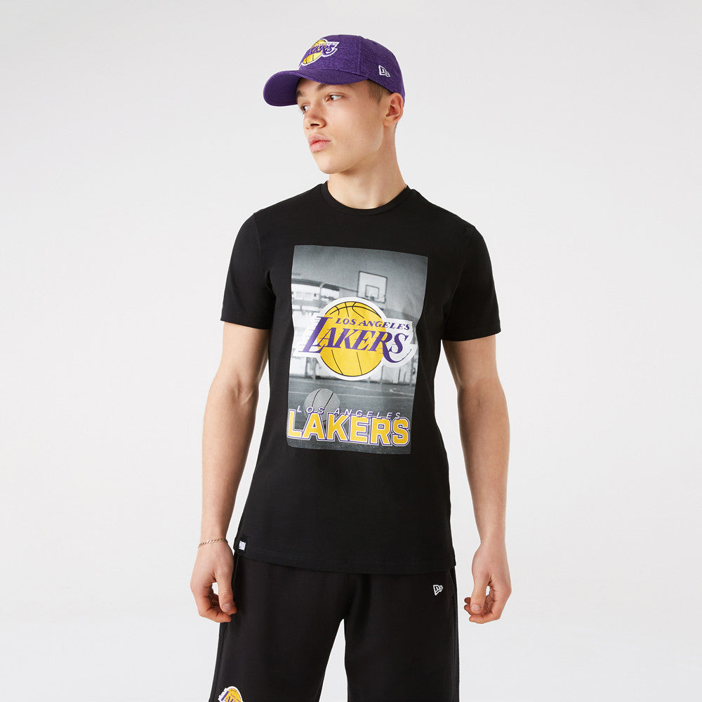 Triko New Era NBA PhotoGraphic Tee Los Angeles Lakers Black