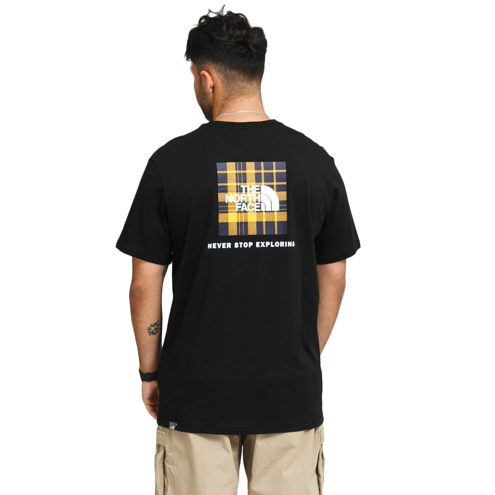 North face red box top tee