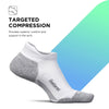 Elite Max Cushion Tab Socks - White