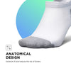 Elite Max Cushion Tab Socks - White