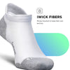 Elite Max Cushion Tab Socks - White