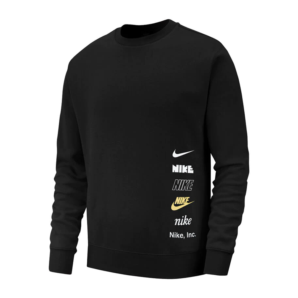 Nike swoosh logo crew neck sweat sale