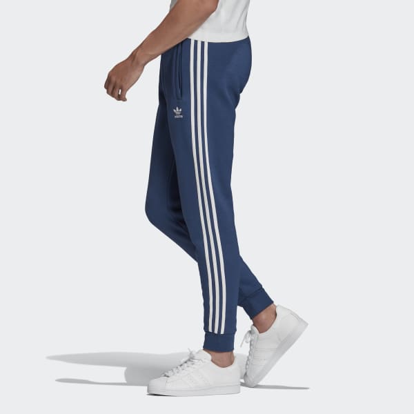 Adidas 3 stripes pants blue outlet