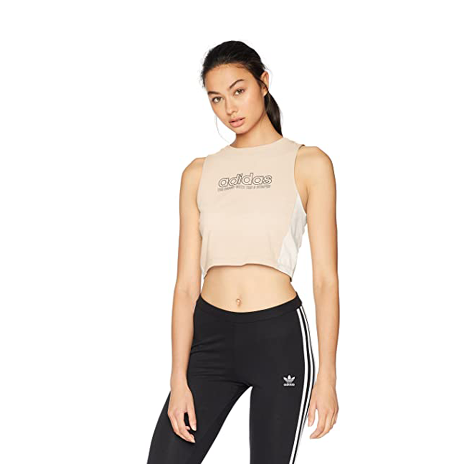 Adidas originals women's racing aa43 cropped hooded shop sweatshirt