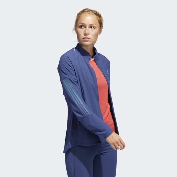 Adidas rise up and run jacket women's clearance