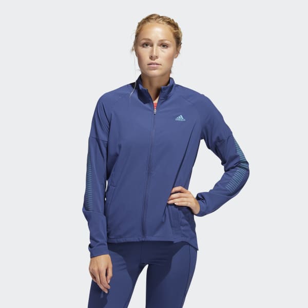 Adidas rise up and run jacket women's best sale