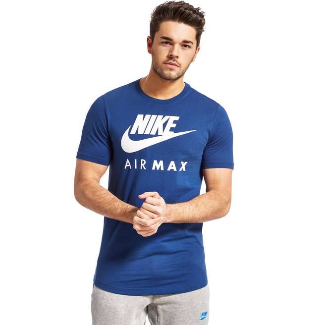 blue nike air max shirt