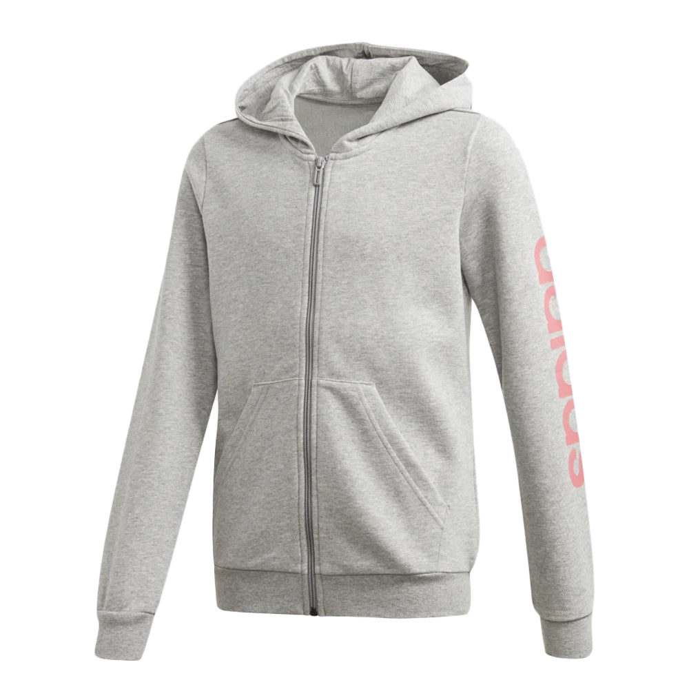 Adidas linear hoodie junior on sale