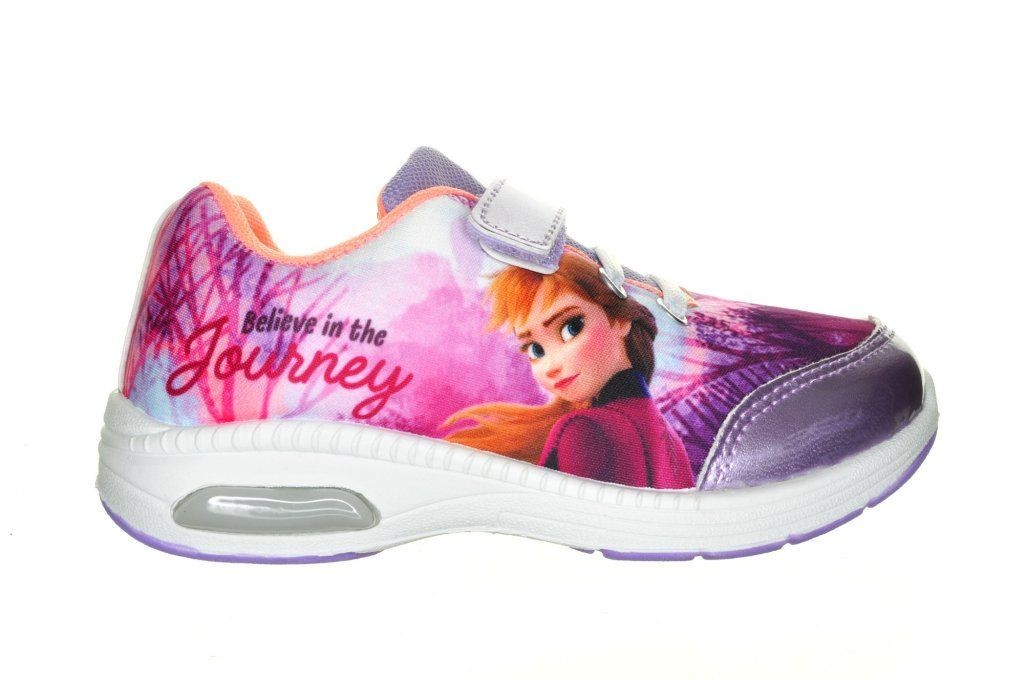 Kids Frozen Trainers Light Up Disney Frozen II Anna Light Up Shoe