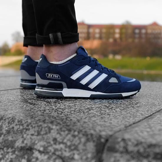 Adidas originals zx 750 mens Blue online