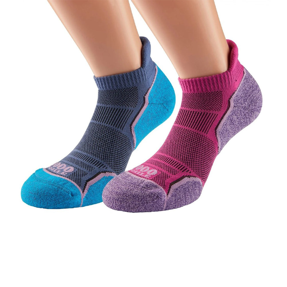 1000 Mile Run Socklet Twin Pack Ladies – LaMarc Sports
