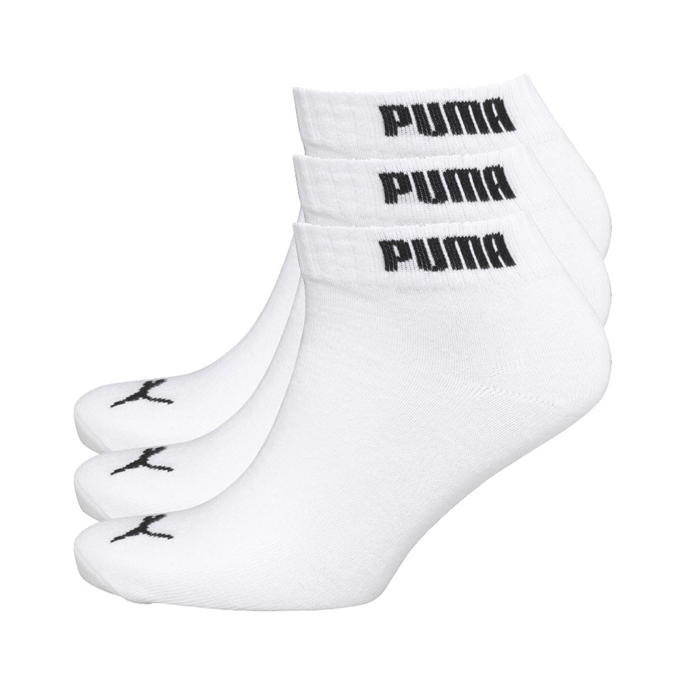 Puma Quarter Sock 3pks White – LaMarc Sports